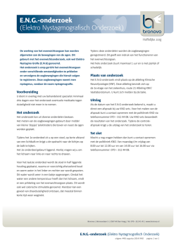 E.N.G. (Electro Nystagmografisch Onderzoek) (pdf, 118,2
