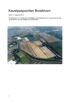 Broekhorn Kavelpaspoort 5 kavels (pdf)
