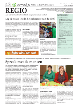 Themabladzijde Visie Kortrijk 14 november 2014