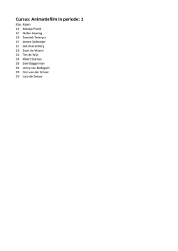 Groepsindeling XL periode 1