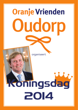 OVO Koningsdag 2014 - Oranje Vrienden Oudorp