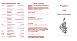 jaarprogramma 2014