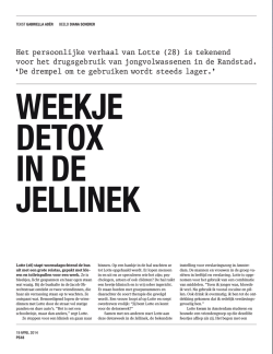 Het persoonlijke verhaal van Lotte (28) is tekenend voor