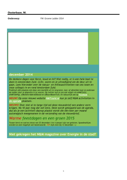 Groeneladder 2014 (PDF, 133 kB) - Stadsdeel Zuid