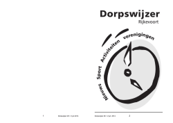 Dorpswijzer 2 juli 2014