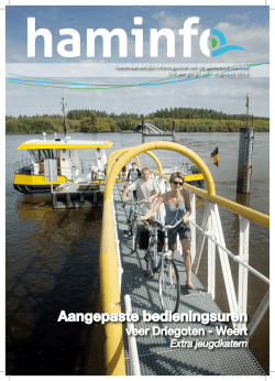 Haminfo 2014 | juli - augustus