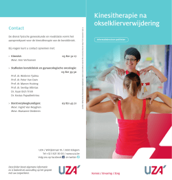 Kinesitherapie na okselklierverwijdering (PDF, 1.15 MB)