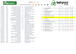 BRABANT 2014 - 2015