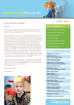 April 2014 - Stichting Openbaar Onderwijs Marenland