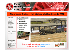 Stuurstand Online – het digitale clubblad van de TMC