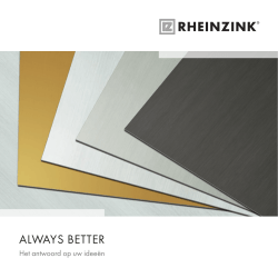 Rheinzink - Always Better