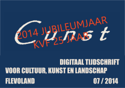 CUNST juli 2014 - Kunstenaars Vereniging Flevoland