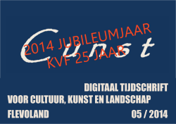 CUNST mei 2014 - Kunstenaars Vereniging Flevoland