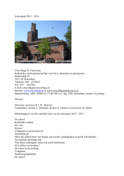 Schoolgids Citycollege - Het Lyceum Rotterdam