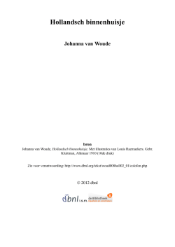 Hollandsch binnenhuisje