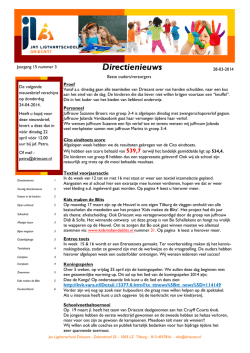 Directienieuws