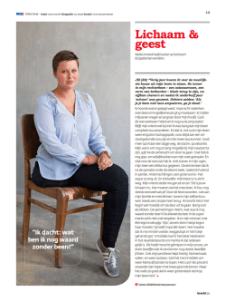 Jill kreeg een osteosarcoom - Magazine Kracht