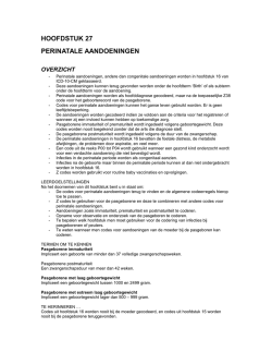 HOOFDSTUK_27_PERINATALE AANDOENINGEN