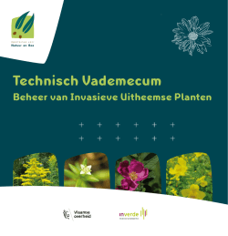 Download het technisch vademecum beheer invasieve uitheemse
