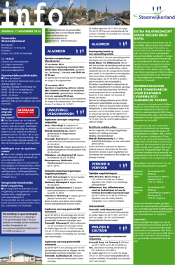 Informatiepagina Steenwijkerland Expres 11 november 2014