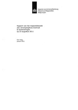 Inspectie voor de Gezondheidszorg