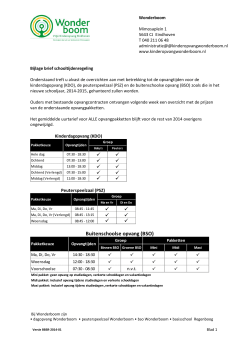Nieuwe schooltijden schooljaar 2014-2015 (PDF)