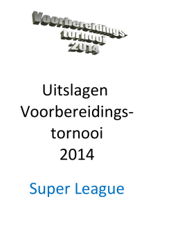 Resultaten Super League 2014