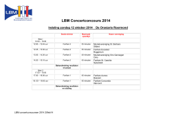 LBM Concertconcours 2014