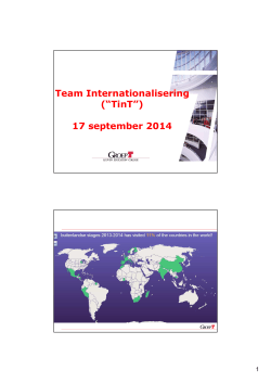 OF1 Infosessie Team Internationalisering