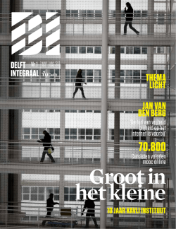 jan van Den Berg tHeMa lICHt - Delft Outlook