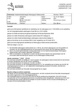 Implementatiestrategie Wateropgave Wateroverlast