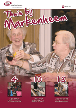 Huisblad - Markenheem