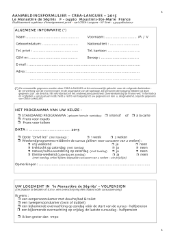 formulier downloaden - CREA