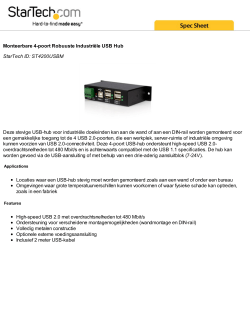 Monteerbare 4-poort Robuuste Industriële USB Hub StarTech ID
