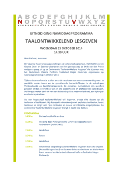 NL VL Platform Taalbeleid_Filmpjes Taalontwikkelend