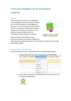 Handleiding Prestashop