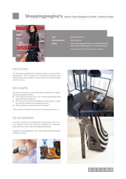 Het concept Key insights De voorwaarden