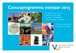 Brochure - Volksuniversiteit West Betuwe