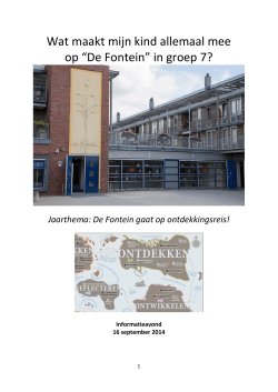 Infoboekje-groep-7-2014-2015