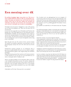 Een mening over 4K