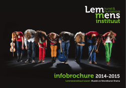infobrochure 2014-2015