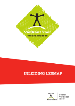 INLEIDING LESMAP - Vredeseilanden
