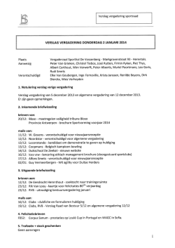 2 januari 2014 - Vrije tijd Herentals
