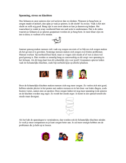 Informatie over stress