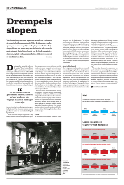 drempels slopen