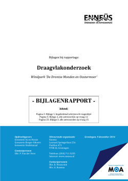 Bijlagen Draagvlakonderzoek 11 december 2014, pdf, 1MB