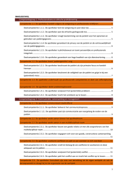 competentieprofiel beginnende apotheker