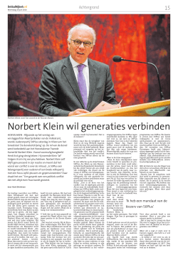 Interview Stad Nijkerk, 18 juni 2014