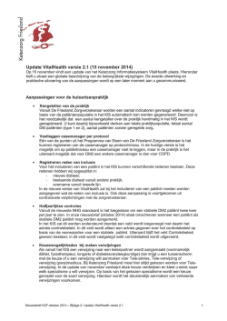 Download de update over VitalHealth