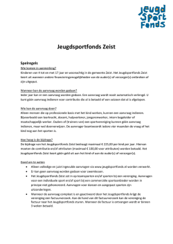 Jeugdsportfonds Zeist